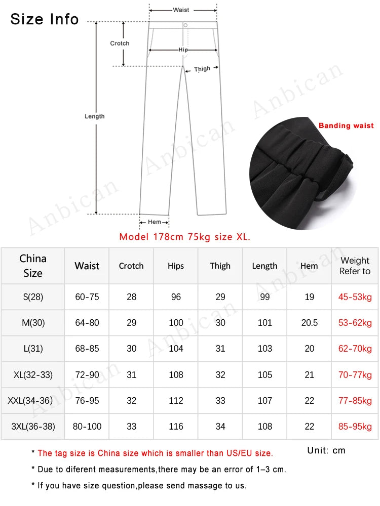 Spring Autumn Casual Pants Men Korean Fashion Stretched Polyester Loose Draped Slacks Straight Trousers Male Semi-Wide Suit Pant